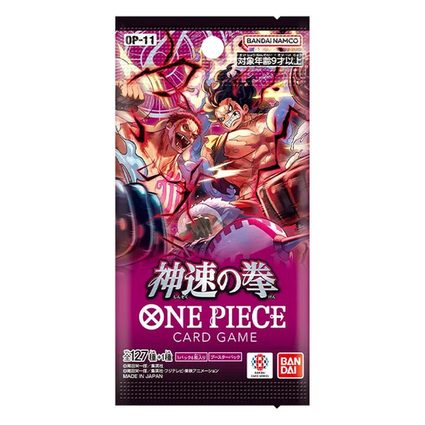 OP-11 Booster Pack | ONE PIECE | A Fist of Divine Speed | Japonés