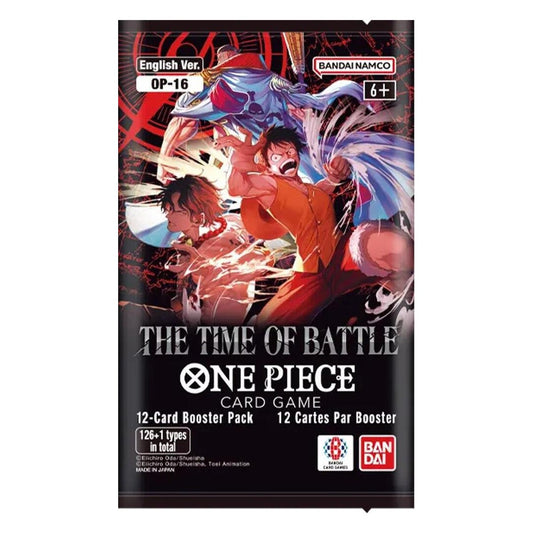 OP-16 Booster Pack | ONE PIECE | The Time of Battle | Anglais
