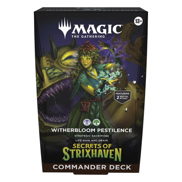 Secrets of Strixhaven Commander Deck - Witherbloom Pestilence | MAGIC: THE GATHERING | Anglais