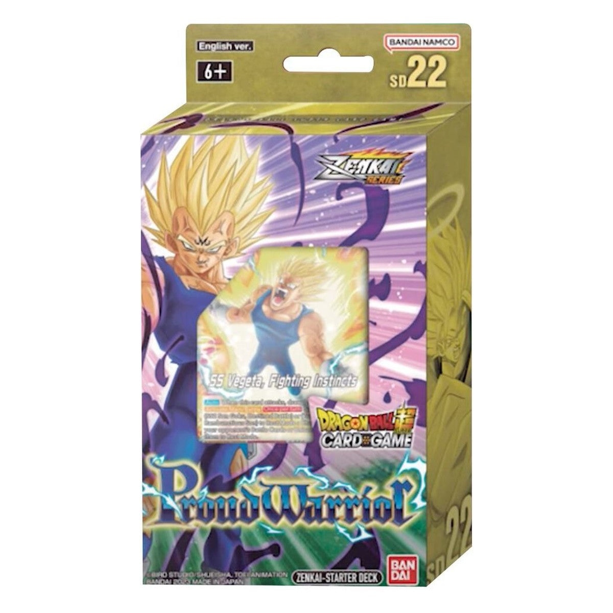 Starter Deck 22 -Proud Warrior- [DBS-SD22] | DRAGON BALL | Inglés