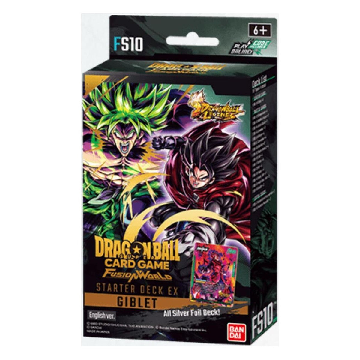 Starter Deck EX -Giblet- [FS10] | Fusion World | DRAGON BALL | Anglais