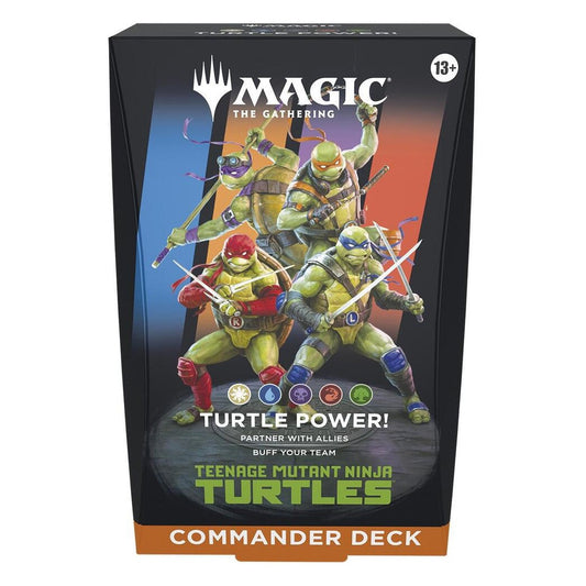 Teenage Mutant Ninja Turtles Commander Deck - Turtle Power! | MAGIC: THE GATHERING | Anglais
