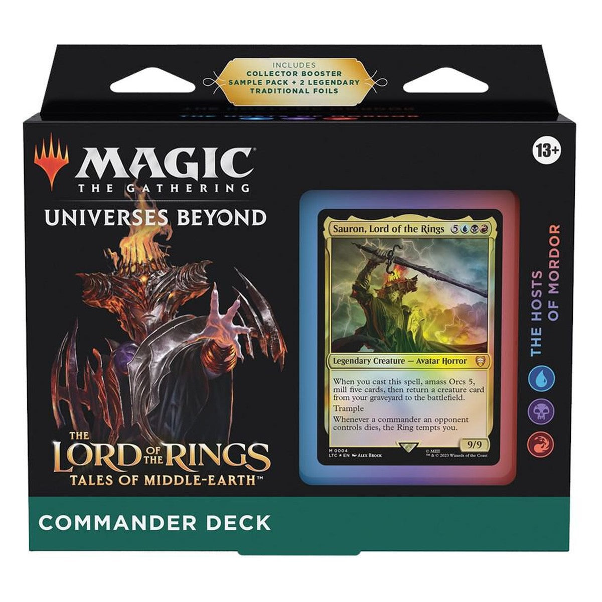 The Lord of the Rings: Tales of Middle-earth Commander Deck - The Hosts of Mordor | MAGIC: THE GATHERING | Inglés