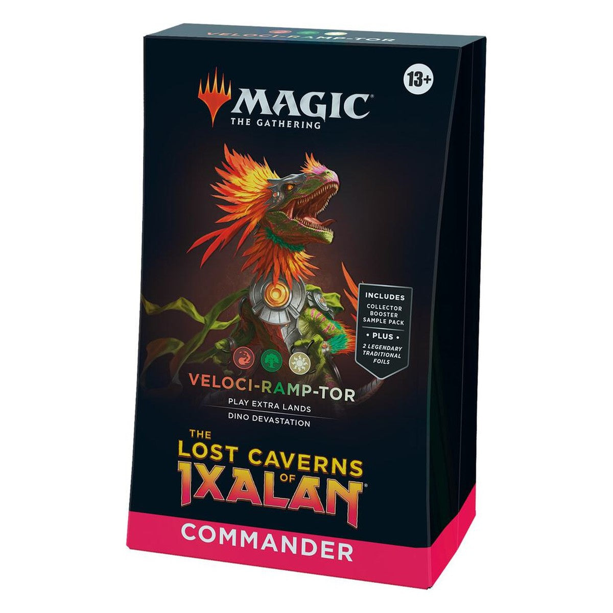 The Lost Caverns of Ixalan Commander Deck - Veloci-Ramp-Tor | MAGIC: THE GATHERING | Inglés