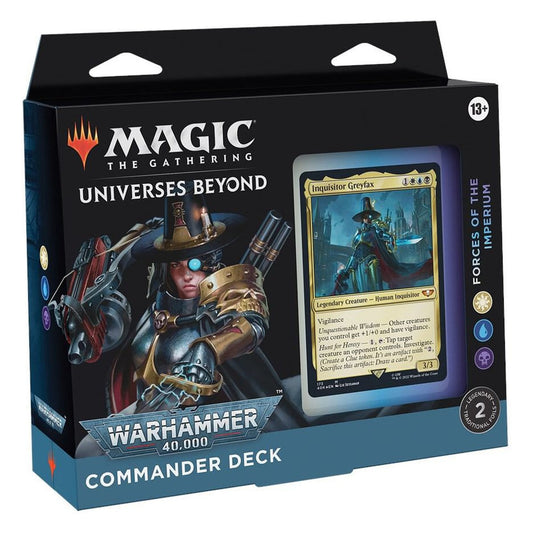 Warhammer 40,000 Commander Deck - Forces of the Imperium | MAGIC: THE GATHERING | Inglés