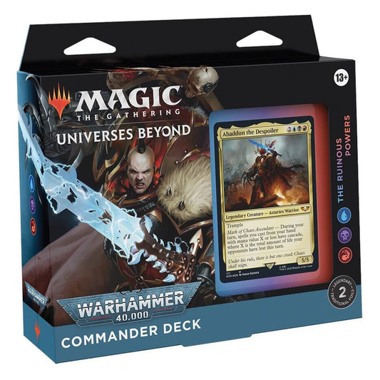 Warhammer 40,000 Commander Deck - The Ruinous Powers | MAGIC: THE GATHERING | Inglés
