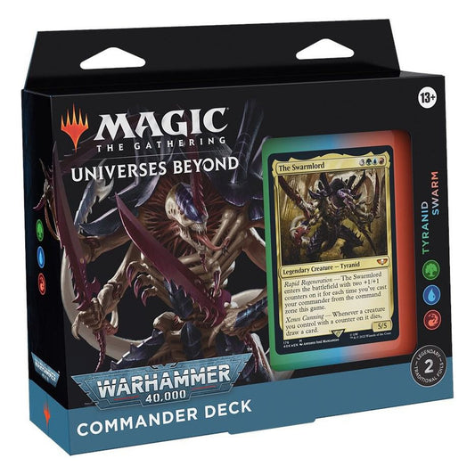 Warhammer 40,000 Commander Deck - Tyranid Swarm | MAGIC: THE GATHERING | Inglés